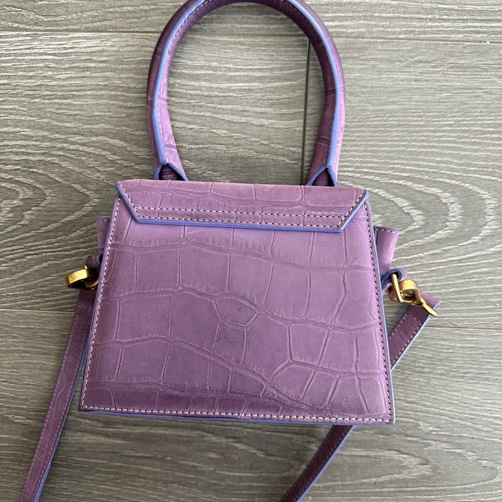 RARE Jacquemus Chiquito Moyen purple suede purse - Picture 4 of 10
